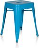 hjh OFFICE Arbeitsstuhl Arbeitshocker VANTAGGIO Metall Hellblau Bild 4