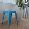 hjh OFFICE Arbeitsstuhl Arbeitshocker VANTAGGIO Metall Hellblau Bild 2
