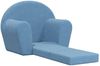 vidaXL Schlafsofa für Kinder Blau Weich Plüsch 356996 Bild 4