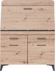 Sekretär >Secret< (BxHxT: 98x124x42 cm) in graphit / Artisan Eiche aus MDF Bild 5