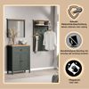 trendteam Garderobe 3-teilige Garderobenkombination Stanton, Tannengrün Dekor kaschiert/Evoke Eiche Nachbildung, B/H/T ca. 169/198/39 cm Bild 2