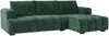 Vente-unique - BENOLA Sofa Stoff Grün - B 160 cm x H 86 cm x L 276 cm Bild 3