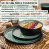 SÄNGER Steingut Geschirrset Fiji, Kombiservice 30 teilig für 6 Personen Bild 2