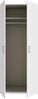 Drehtürenschrank >ECONOBOX 2< in Weiss - 88,9x210,5x54,2cm (BxHxT) Bild 4