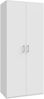 Drehtürenschrank >ECONOBOX 2< in Weiss - 88,9x210,5x54,2cm (BxHxT) Bild 3