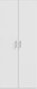 Drehtürenschrank >ECONOBOX 2< in Weiss - 88,9x210,5x54,2cm (BxHxT) Bild 2