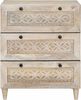 vidaXL Sideboard Weiß 60 x 33 x 75 cm massives Mangoholz 4018119 Bild 2