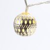 MARELIDA LED-Lichterkette LED Lichterkette 20 Kugeln Metallbälle orientalisch marokkanisch, 20-flammig Bild 4