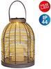 Näve Solar-Gartenleuchte LED mit Aufhängung Korbinian Ø 21 x 29 cm grau Bild 2