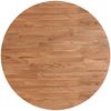 vidaXL Runde Tischplatte Hellbraun Ø60x1,5 cm Behandeltes Eichenholz 342961 Bild 2