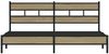 vidaXL Metallbett ohne Matratze Sonoma-Eiche 180x200 cm 3308495 Bild 4