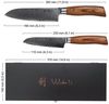 Wakoli Messer-Set Edib Pro 2er Damastmesser-Set I 16 & 11cm Klinge I Pakkaholzgriff (Damastmesser mit Geschenkbox, 2-tlg), 67 Lagen Damaststahl, VG-10 Stahlkern Bild 2