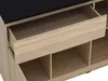 Vente-unique - TUNORI Küchenmöbel Holz, Platte SchwarzBeige - B 70 cm x H 90,5 cm x L 169,8 cm Bild 5