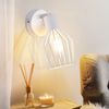 ZMH E14 Deckenstrahler - Metall, 350° Drehbare Industrielle Flurlampe, Wandleuchte für Flur und Wohnzimmer, Weiß Bild 4
