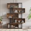Flieks Bücherregal, 1-tlg, Standregal mit 5 Abnehmbaren Ebenen Büroregal Schrank, Stahlgestell Bild 5