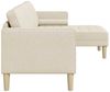 Sofa Set, Wohnzimmer Couch mit Kissen Leinen Polyester Bild 5