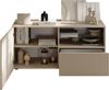 Home affaire Lowboard Rio Breite 120 cm, TV-Board 1 Tür u. 1 Schubkasten, TV-Schrank, geriffelte MDF-Fronten, modern u. elegant, Kabelführung, platzsparend Bild 4