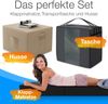 Bestschlaf Klappmatratze Spar-Set inkl. Husse & Transporttasche, Polyester, Schwarz / Creme, 90x200 cm Bild 2