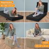 Bestschlaf Klappmatratze Spar-Set inkl. Husse & Transporttasche, Polyester, Schwarz / Creme, 90x200 cm Bild 3