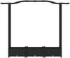 vidaXL Hochbeet mit Rankgitter und Dach Schwarz 169 x 40 x 123 cm PP 42032528 Bild 4