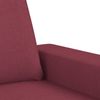 vidaXL 2-tlg. Sofagarnitur Weinrot Stoff 3201904 Bild 5