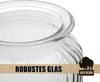 BigDean Bonbonglas 3x 1300ml Bonboniere Bonbonglas mit Deckel in Geschenkbox Vorratsgläser Spülmaschinfest Candy Bar Gläser Bild 5