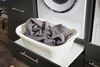 Wäscheschrank Laundry / Laundreezy, Holzwerkstoff, Anthrazit, 50 x 162 x 68 cm Bild 5