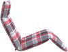 vidaXL Sonnenliege Klappbar Rot Karomuster 175x54x8,5 cm Oxford-Gewebe 4019759 Bild 5