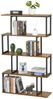 Mondeer Bücherregal Standregal, mit Metallrahmen, 76x24x127.5cm, Braun Bild 2