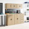 vidaXL Garagen-Wandschrank Sonoma-Eiche Holzwerkstoff 860647 Bild 4