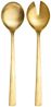 Intirilife Salatbesteck (Set, 2-tlg, Set), Salatbesteck Set Edelstahl 2-teilig mit Salatgabel Servierlöffel Bild 5