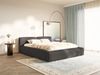 Selsey 'Tilves Slim'Polsterbett 140x200 mit Bettkasten und Lattenrost, Chenille, grafitgrau Bild 3