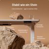 Desktronic HomePro Elektrisch höhenverstellbarer Schreibtisch 200x80cm Weiß/Weiß mit Memory-Funktion, Anti-Kollisions Technologie, USB-A und USB-C-Ladeanschlüssen Bild 4