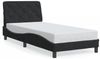 vidaXL Bettgestell ohne Matratze Schwarz 90x190 cm Samt 3207895 Bild 2