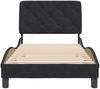 vidaXL Bettgestell ohne Matratze Schwarz 90x190 cm Samt 3207895 Bild 5