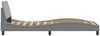 vidaXL Bettgestell "Dover" Hellgrau 90x200 cm Stoff 373105 Bild 5