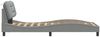 vidaXL Bettgestell ohne Matratze "Hvar" Hellgrau 80x200 cm Stoff 3207730 Bild 5