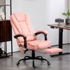 Vinsetto Schreibtischstuhl mit 7 Punkt Massage, mit Liegefunktion, Fernbedienung (Bürostuhl, 1 St), 120 kg belastbar, für Arbeitszimmer, Büro, Rosa Bild 5