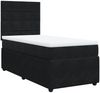 vidaXL Boxspringbett mit Matratze Schwarz 90x200 cm Samt 3294540 Bild 3