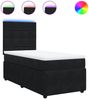 vidaXL Boxspringbett mit Matratze Schwarz 90x200 cm Samt 3294540 Bild 2