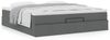 vidaXL Ottoman-Bett mit Matratze Dunkelgrau 180x200 cm Stoff 3311128 Bild 4