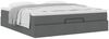 vidaXL Ottoman-Bett mit Matratze Dunkelgrau 180x200 cm Stoff 3311128 Bild 5
