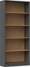 ibonto BÜCHERREGAL Laminierte HANDWERKLICHE EICHE Erhältlich in verschiedenen Größen (H 182 x T 30 x B 80 cm) Bild 4