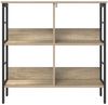 vidaXL Bücherregal Sonoma-Eiche 82 x 32 x 79 cm Holzwerkstoff 883995 Bild 5