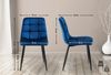 Esszimmerstuhl Antibes (Farbe: dunkelblau) Bild 2
