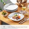 VEWEET Porzellan Speiseteller Set Fiona 6-teilig 24,7 cm Tafelservice Ergänzung Bild 2