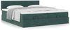 vidaXL Ottoman-Bett mit Matratzen Dunkelgrün 200x200 cm Samt 3312065 Bild 4