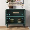 HOLTICO Kommode Vintage Sideboard Buffet Schrank mit Hohle Blumenschnitzerei (1 St), Akzent Schrank Holz Kommoden & Sideboards Bild 4