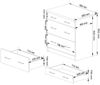Raumhirsch Furniture Unterschrank Moderner Küchenunterschrank - 3 Schubladen - Küchenmodul (viele Farbvarianten, Maße 60 x 80 x 46 cm) - Hochwertig & stabil Bild 4