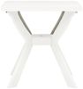 vidaXL Bistrotisch mit Ablage, Kunststoff weiß, Ø 70 x H 72 cm Bild 2
